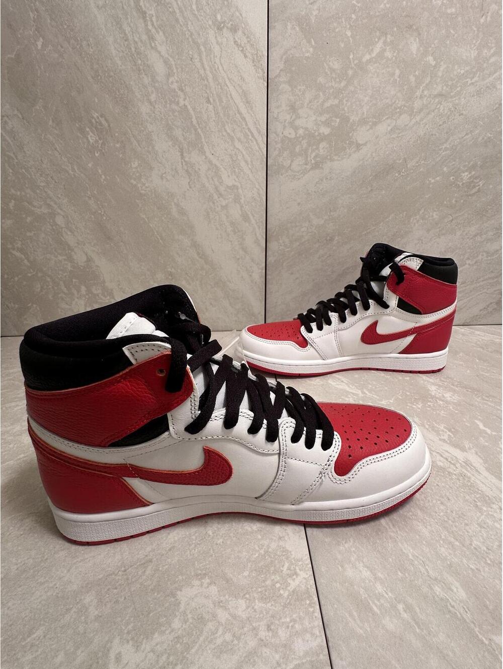 Nike Air Jordan 1 Retro High OG Heritage Chicago white/red/black sneakers Size 9 - Picture 5 of 12